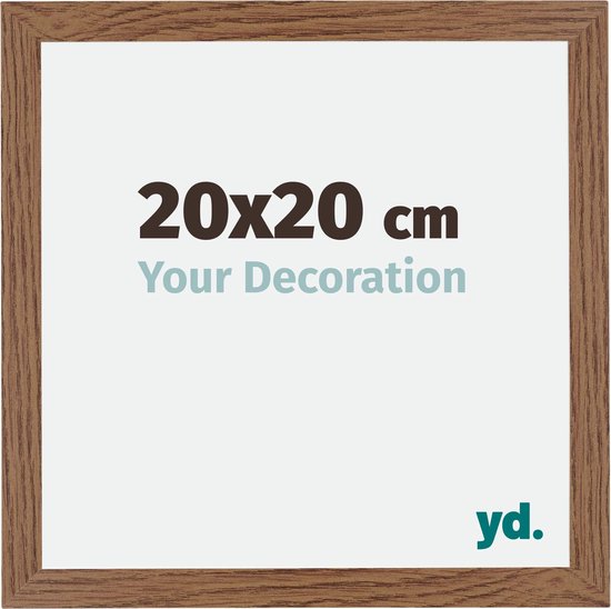 Cadre Photo Mura Your Decoration - 20x20cm - Chêne Rustique