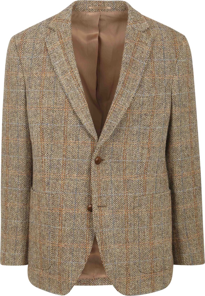 Steppin' Out Colbert Harris Tweed Beige - Maat 58 - Heren blazer