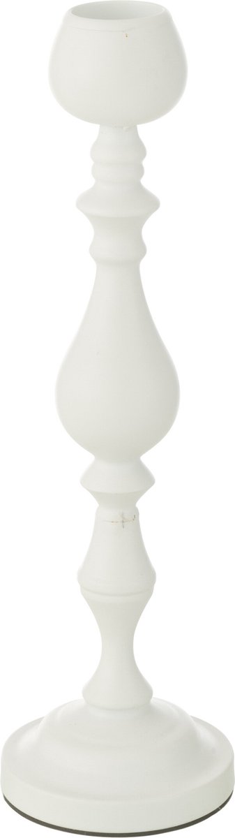 J-Line kandelaar Monarchy - metaal - wit - small