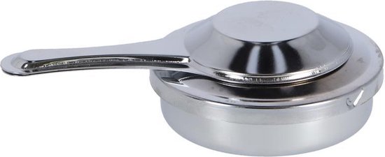Metaltex - Fonduebrander - RVS - 16cm doorsnede - Zilver — afbeelding 3