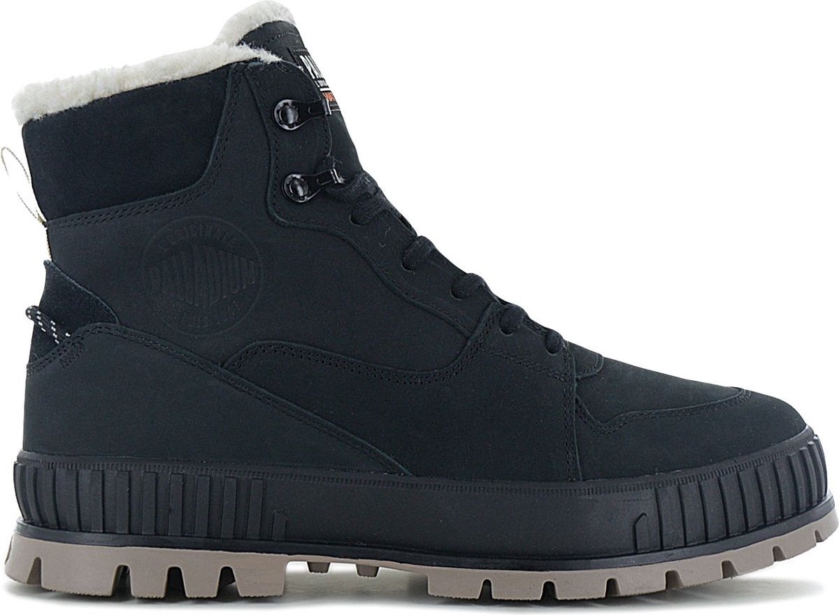 Palladium PALLASHOCK WARM WP Dames veterschoenenDames sneakersVrije tijd half-hoogHeren veterschoenHeren sneakers Zwart