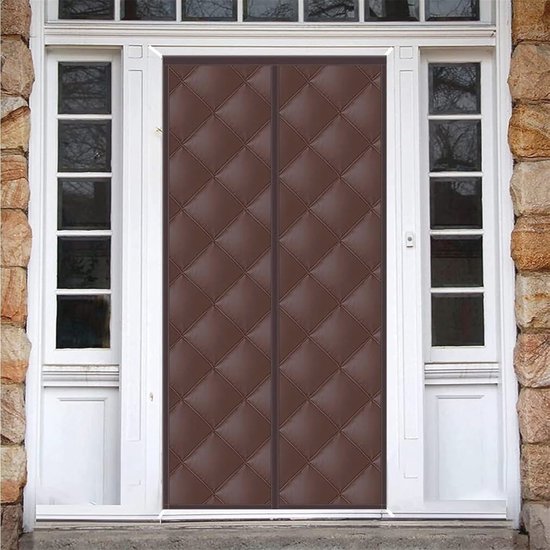 Magnet Wärmeschutzvorhang für Türen 95 x 230 cm, Thermo Türvorhang