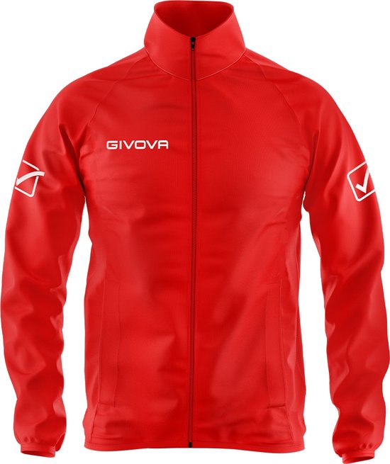 Coupe-vent Sportif GIVOVA – Nylon, Capuche Cachée, Doublure Maille, Logos Brodés