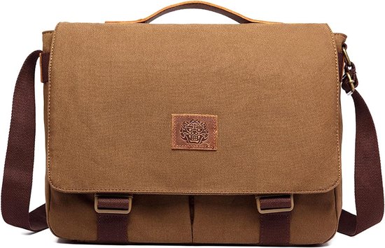 VARLIVOO Vintage mannen Messenger Bag Schoudertassen 14 VARLIVOO Vintage mannen Messenger Bag Schoudertassen 14