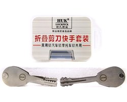 Opvouwbare Auto Lock Opener - 20-delige Dubbelzijdige Lock Pick Set voor Slotenmakers