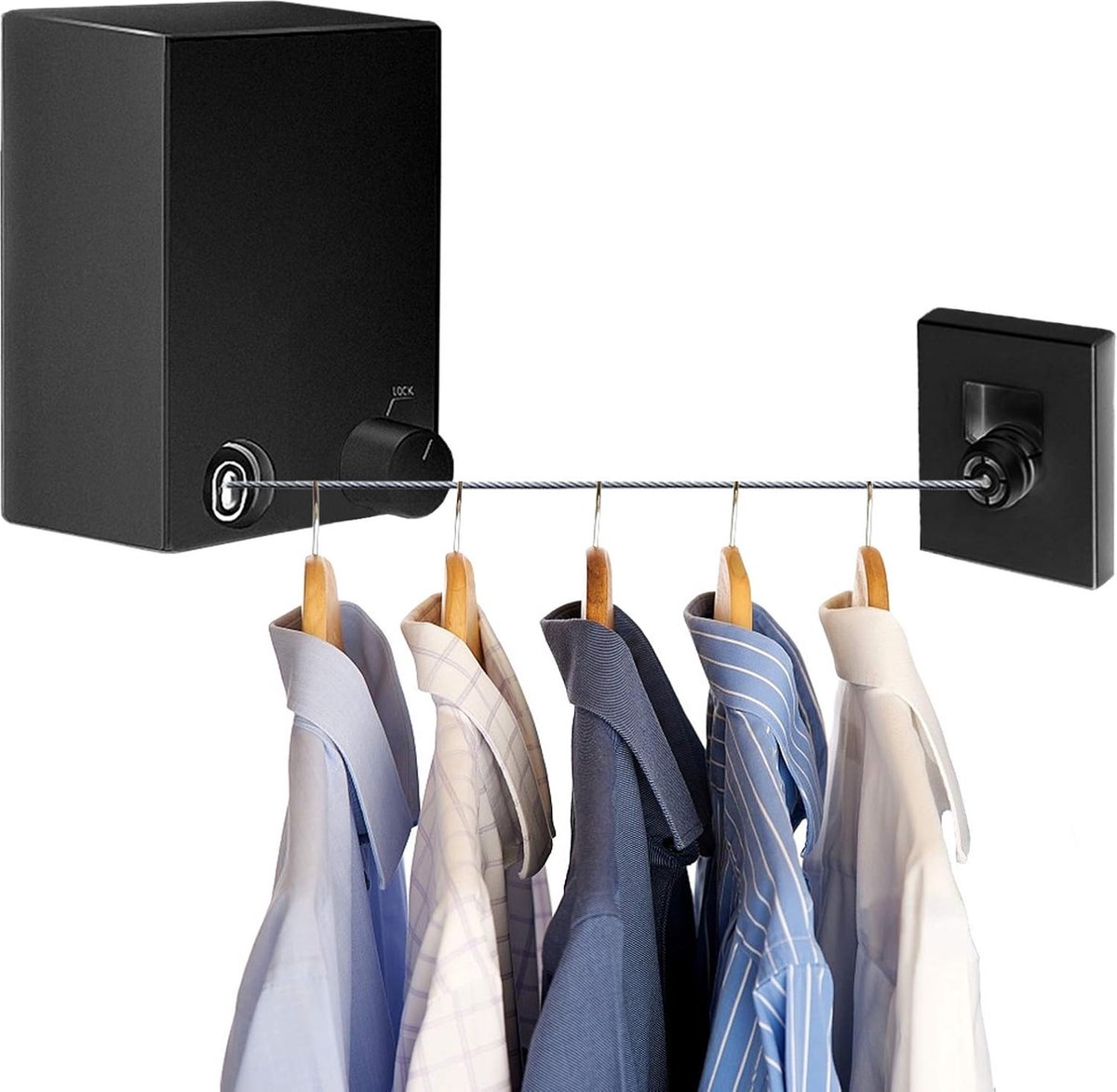 Goedkoopste Lexium Waslijn Uittrekbaar - Waslijn - Waslijndraad - Waslijn Roldrooglijn - Waslijn Uiterkbaar