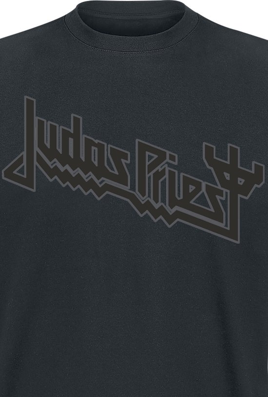 T-shirt noir avec logo Judas Priest en Katoen XXL - Produits dérivés, Groupes, Durabilité