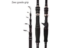 Telescopische luxe vishengel van Improducts - vis hengel is 270 cm (2.70M) lang en van Carbon super licht en zeer sterk en ook geschikt voor KARPER EN ZEEVIS. Telescopische luxe vishengel van Improducts - vis hengel is 270 cm (2.70M) lang en van Carbon super licht en zeer sterk en ook geschikt voor KARPER EN ZEEVIS.