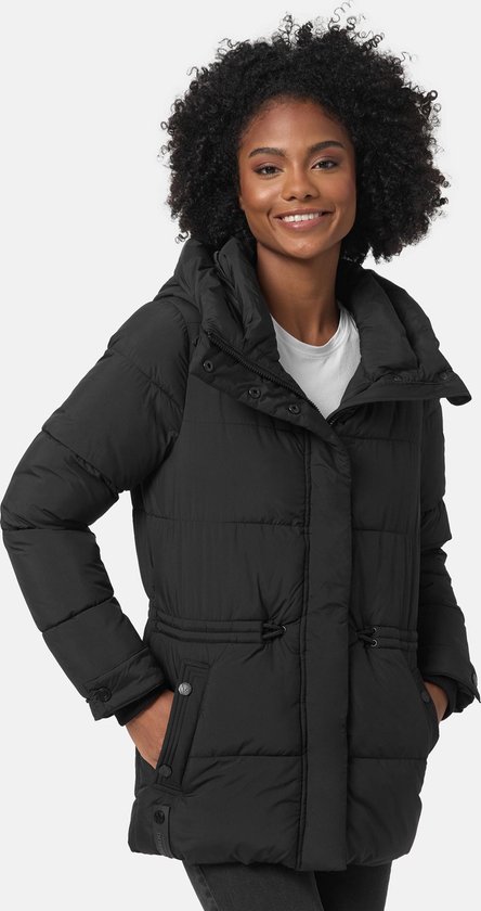 Confortable & Chaud : Navahoo AKUMAA - Veste d'hiver Femme - Adulte - À capuche - Zwart - L