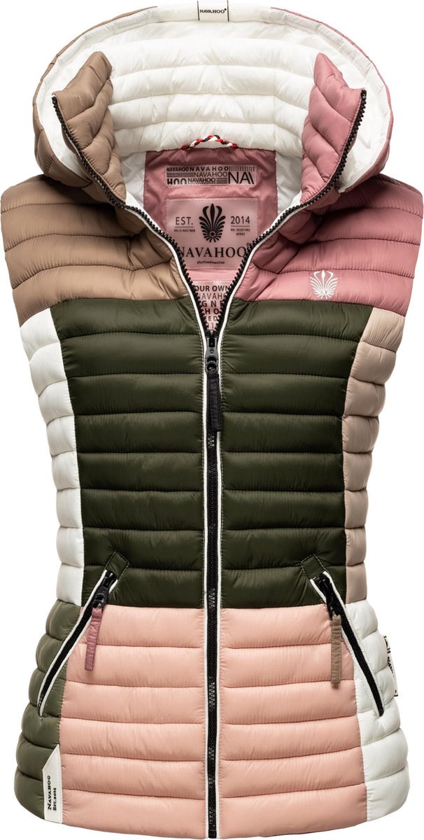 Navahoo Dames gewatteerd vest Shadaa Multikulti