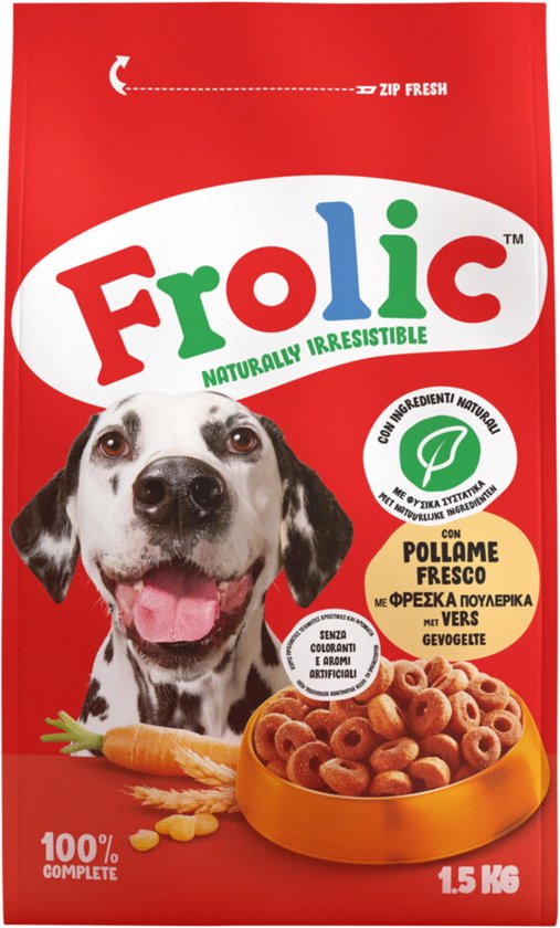 Frolic Droog Gevogelte - Hondenvoer - 1.5 kg