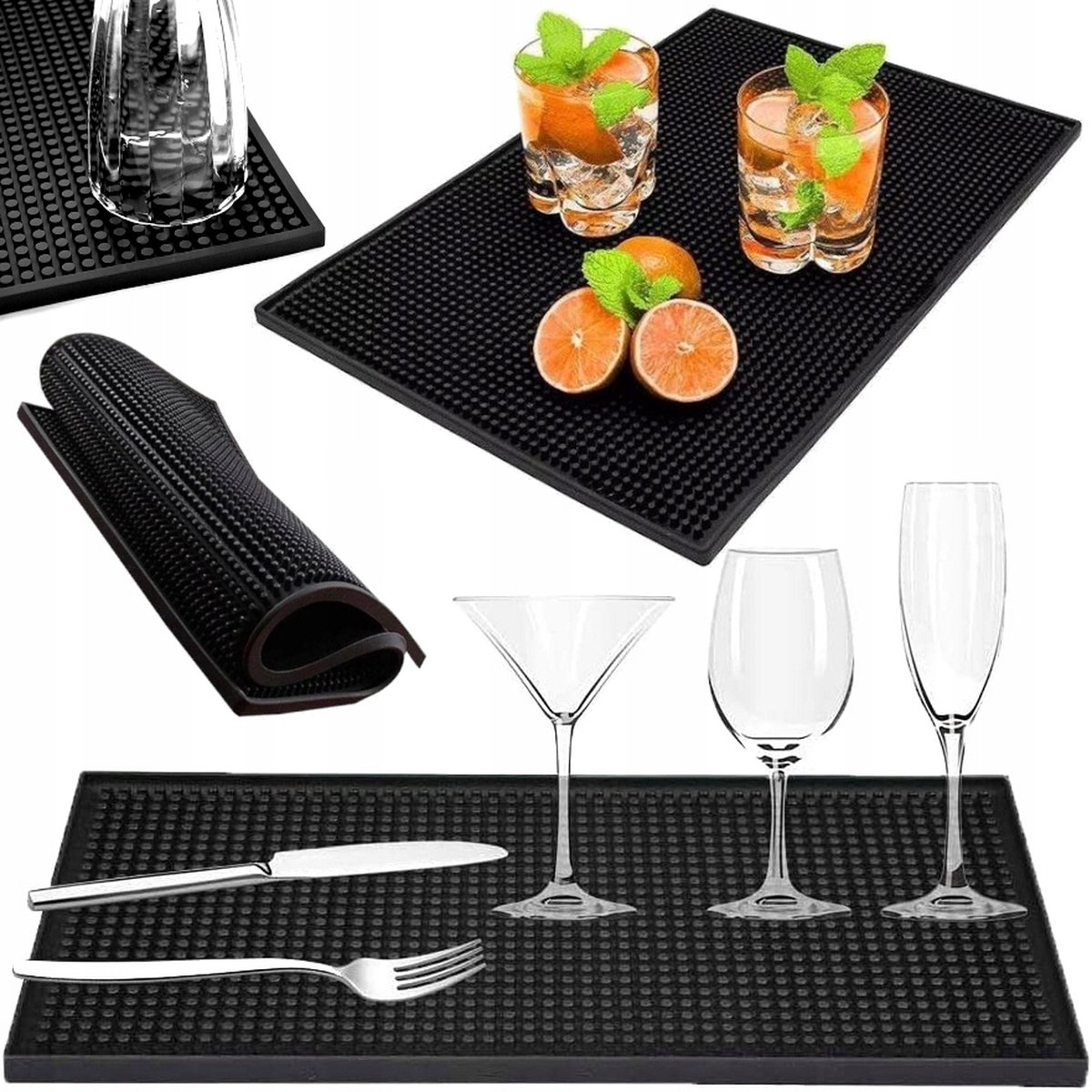 BARMAT VOOR HET DROGEN VAN VAAT DRIPPER BARTENDER'S DROGER XXL 45x30 cm