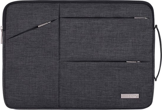 Canvas Artisan Laptopsleeve 11 inch - Laptophoes - Zwart
