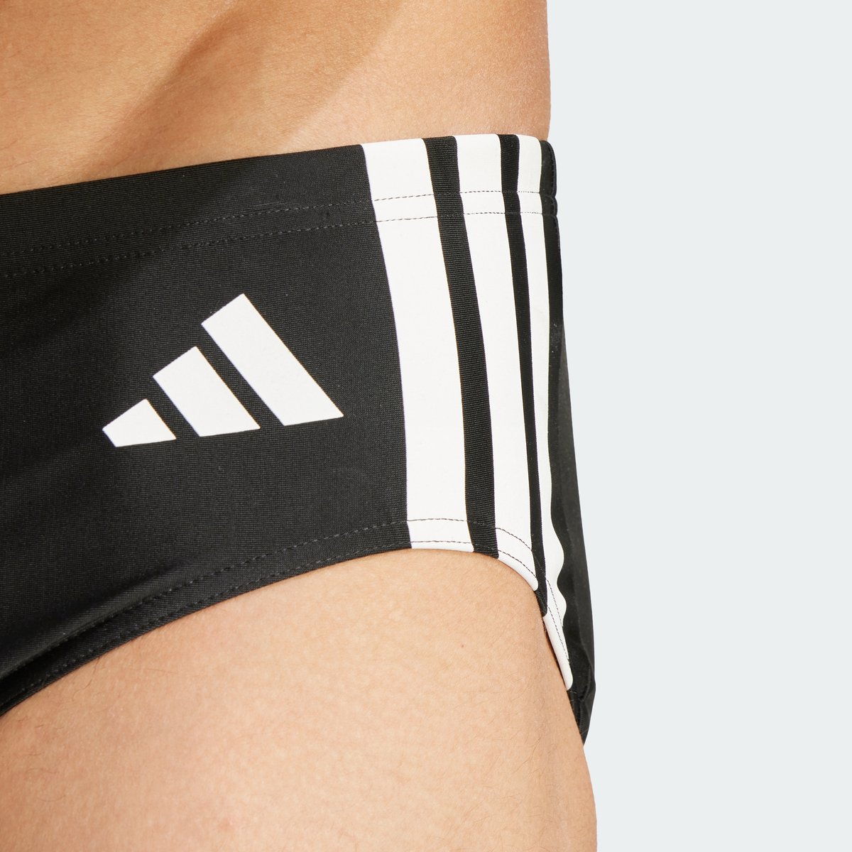 adidas Performance 3 - Stripes Zwembroek - Heren - Zwart — afbeelding 2