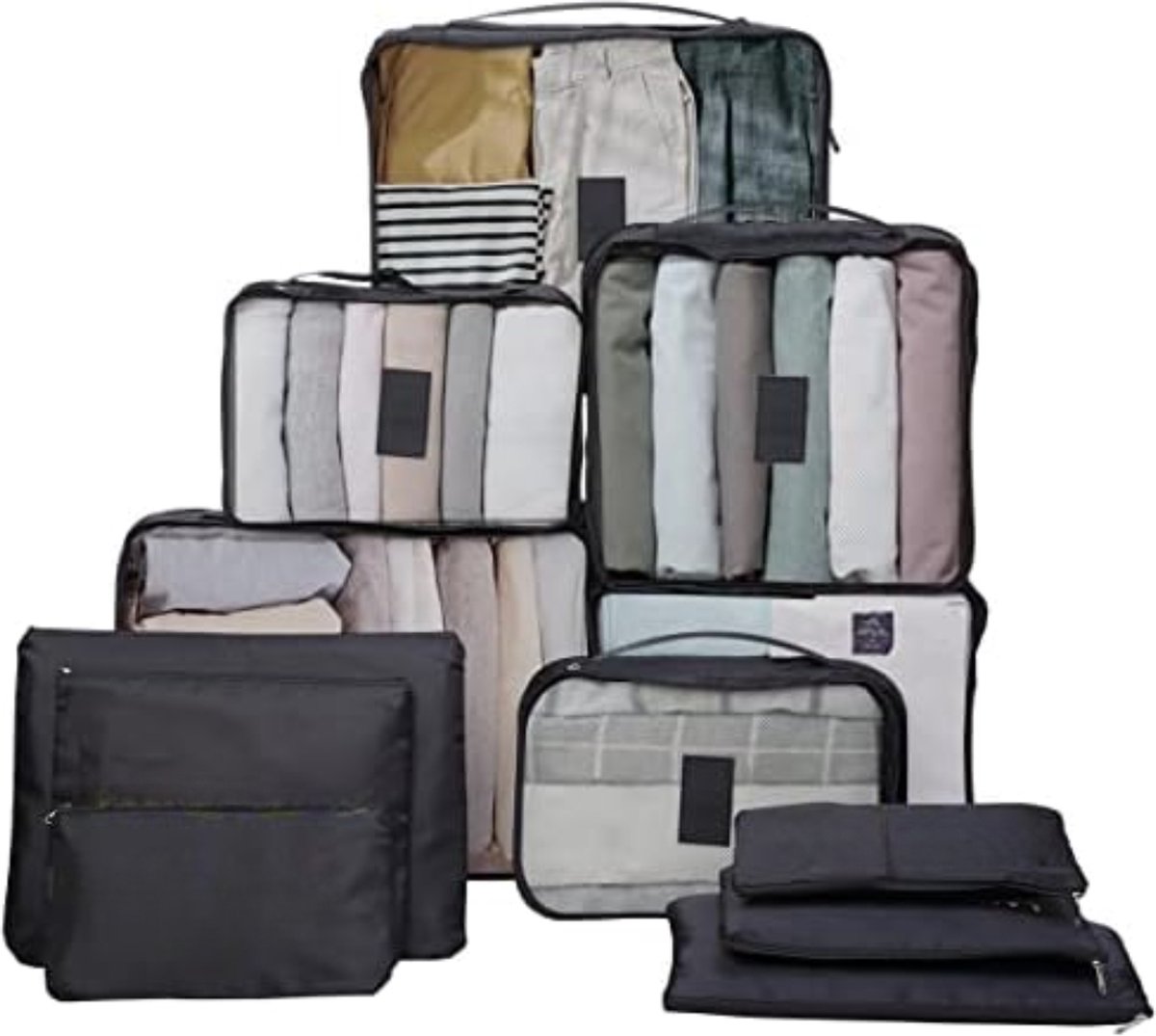 Lexium Packing Cubes Backpack - Backpack Organizer - Packing Bags Backpack - Packing Cubes Compression - Compression Cube