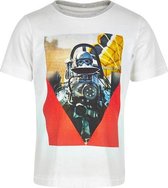Minymo - jongens T-shirt - wit - Maat 128