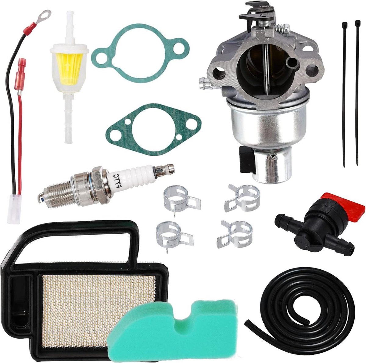 Carburateur 20 853 33-S Luchtfilter Tune Up Kit - Compatibel met Courage SV470 SV530 - MTD Cub Cadad Tractor en grasmaaier