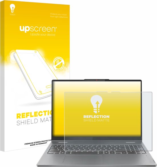 upscreen - Protection d'écran pour Lenovo IdeaPad 5 2-en-1 Gen 9 16" - Film de protection mat antireflet