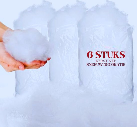 DuraCasa Kerst katoen sneeuw decor - 30 oz pluizige indoor sneeuw voor decoratie - kunstmatige sneeuw voor uw mantel, dorp of geboorte set, vlambestendig, kerstdecoraties (15 oz