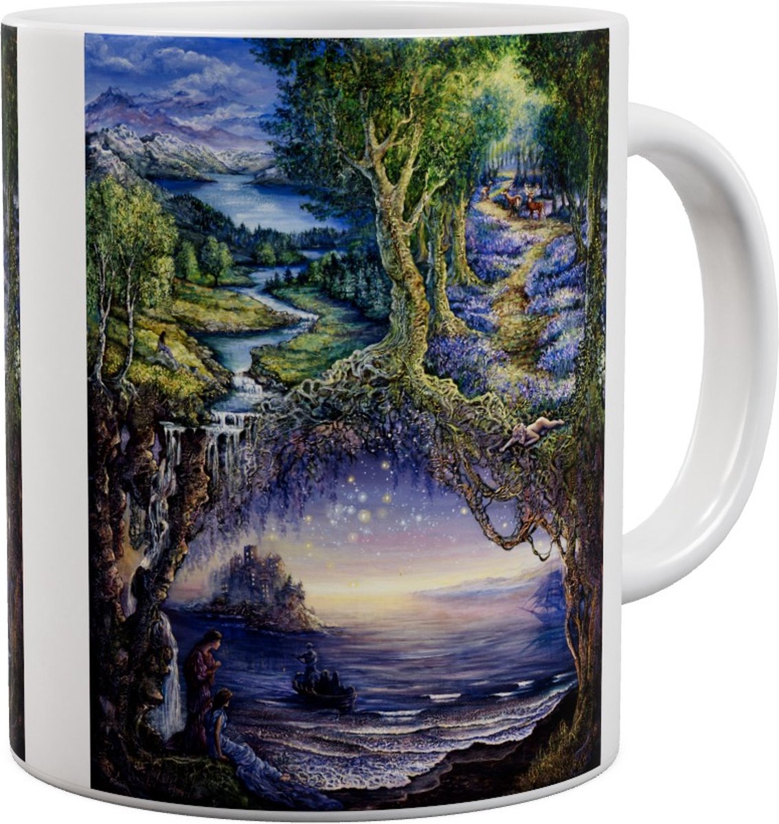 Josephine Wall Fantasy Art - Three Wishes - Mok 440ml 440