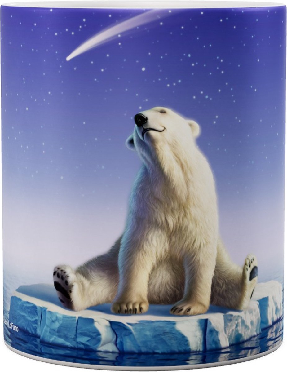 IJsbeer - Shooting Star - Polar Bear - Mok 440ml 440