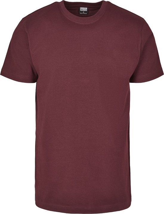 Urban Classics Basic Tee Heren T-shirt - bordeauxrood - XXL