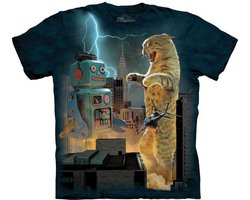 T-shirt Catzilla vs Robot XXL