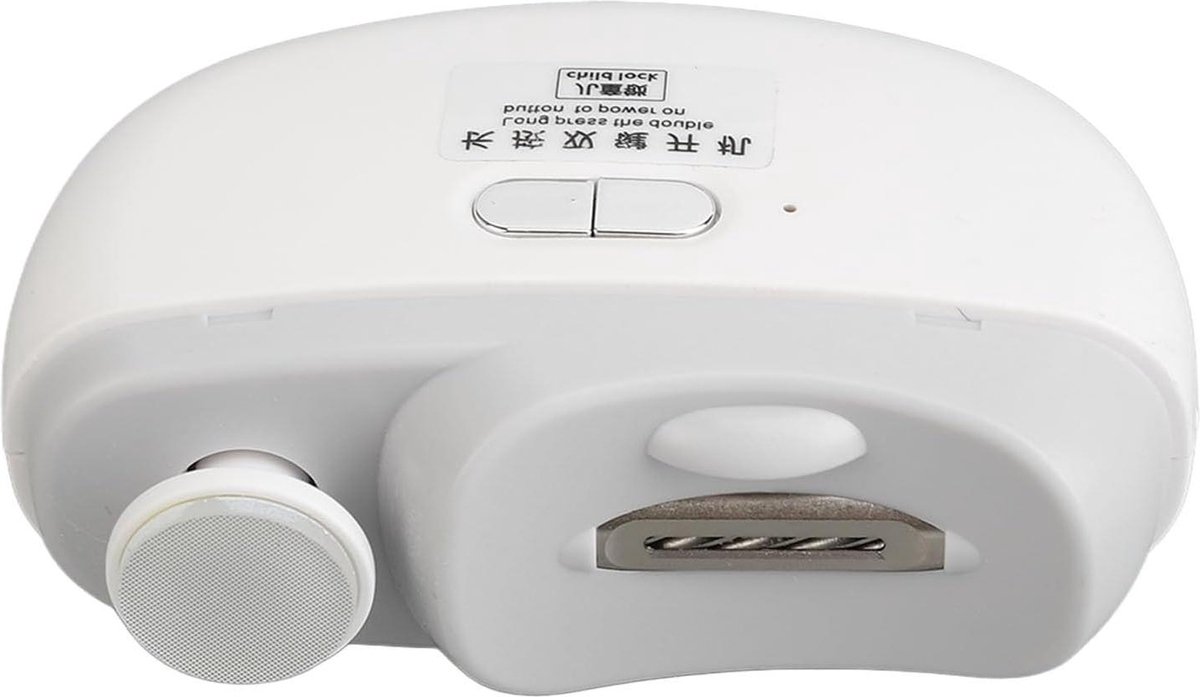 Goedkoopste Automatische elektrische nagelknipper 2 in 1 met LED-licht en USB-oplaadfunctie - Ergonomisch en kinderveilig