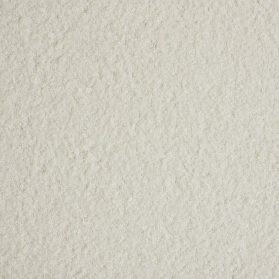 tectake - banc rembourré - banc en MDF Lanja - avec tissu bouclé et espace de rangement - blanc crème