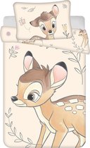 Disney Bambi BABY Dekbedovertrek, Prins - 135 x 100 + 40 x 60 cm - Katoen