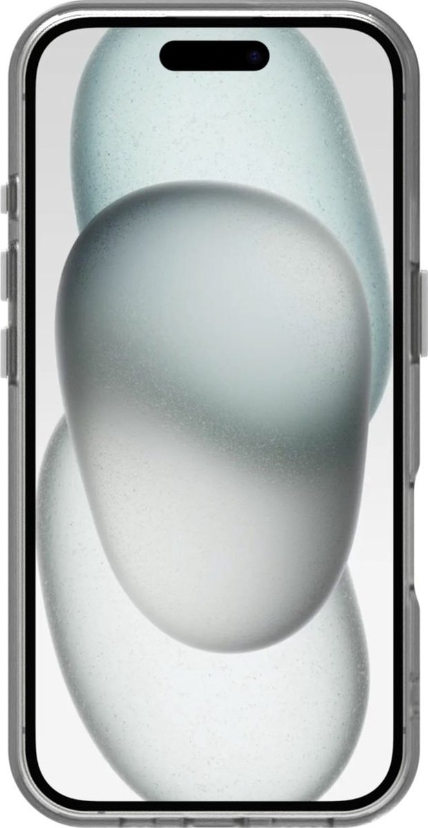 Mobigear Hoesje geschikt voor Apple iPhone 16 Telefoonhoesje Hardcase | Mobigear Crystal Backcover | iPhone 16 Case | Back Cover - Grijs