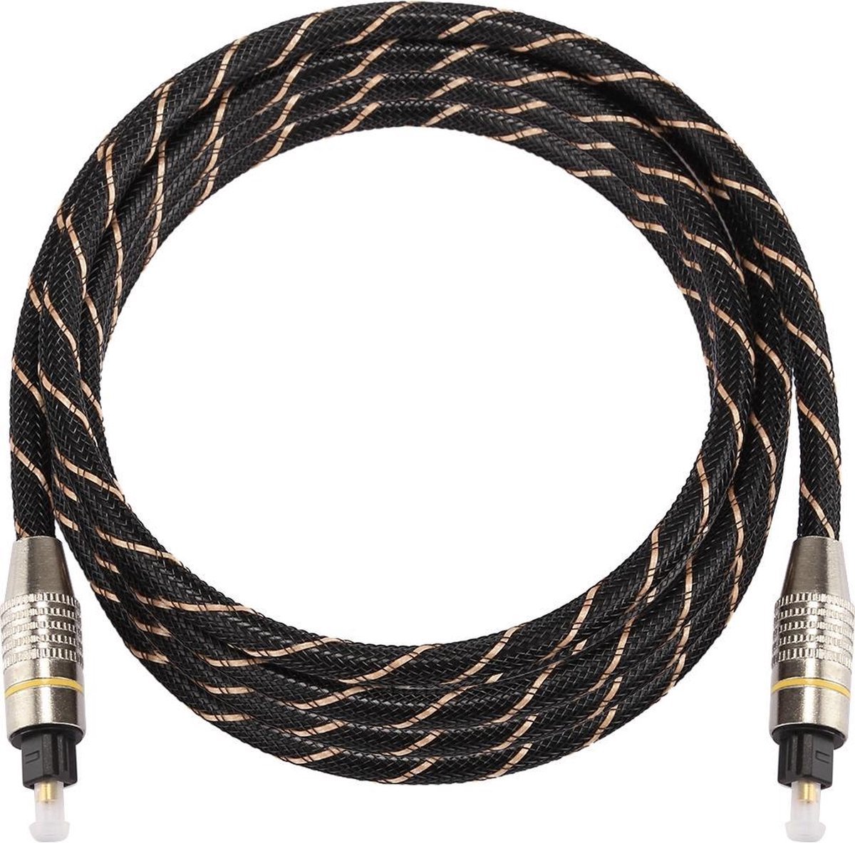 New Age Devi - 3m Optical Cable - Toslink Audio Male to Male - Nylon Series - Black