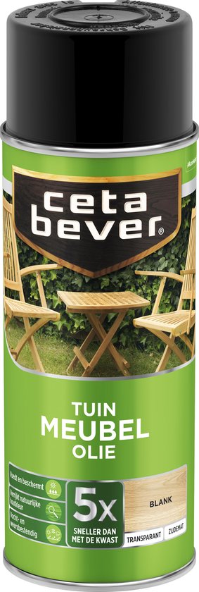 Cetabever - Tuinmeubelolie Spray - Blank - 400 ML