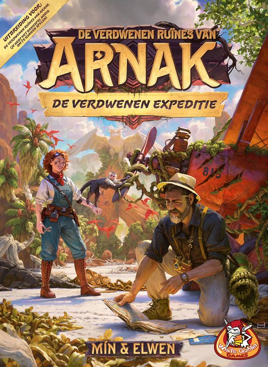 White Goblin Games - De Verdwenen Ruïnes van Arnak: De Verdwenen Expeditie - expertspel - 1 tot 4 spelers - 30 minuten - Vanaf 12 jaar