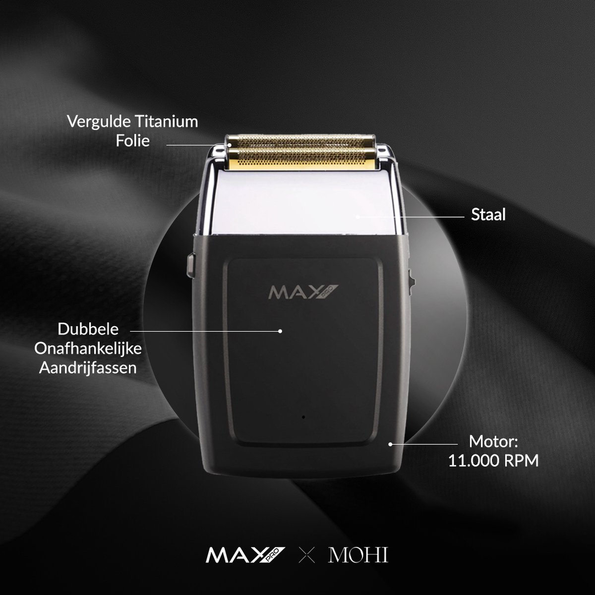 Max Pro Precision Scheerapparaat - Mannen - Face shaver - afbeelding 3