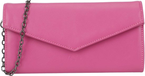 BUFFALO Pochette Sac à épaule bandoulière Muse Secco Clutch Pink Berry Framboise