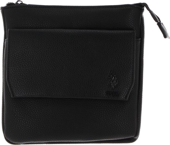U.S. POLO ASSN. Sac à épaule bandoulière Seattle Flat Crossbody Black Noir