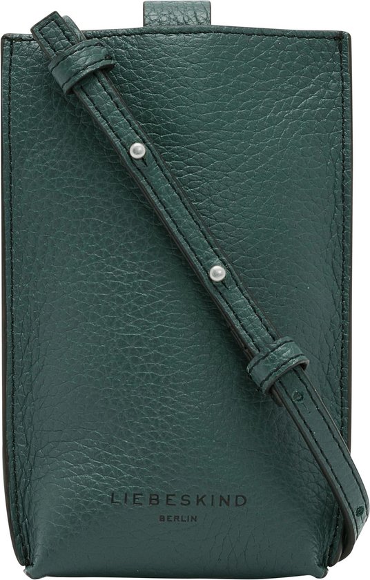 LIEBESKIND BERLIN Cuir Sac téléphone portable Mia Mobile Pouch Fairy Forest Vert sapin