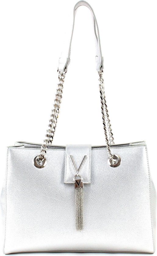 VALENTINO Sac à épaule Divina Lady Shoulder Bag Argento Argenté bol