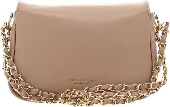 SEIDENFELT MANUFAKTUR Sac à épaule bandoulière Sac à épaule Bryne Crossbody Bag Tanned Clay / Gold Marron clair