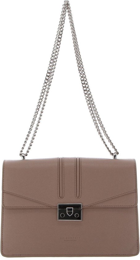 SEIDENFELT MANUFAKTUR Avondtas Schoudertas Roros Vintage Taupe Beige