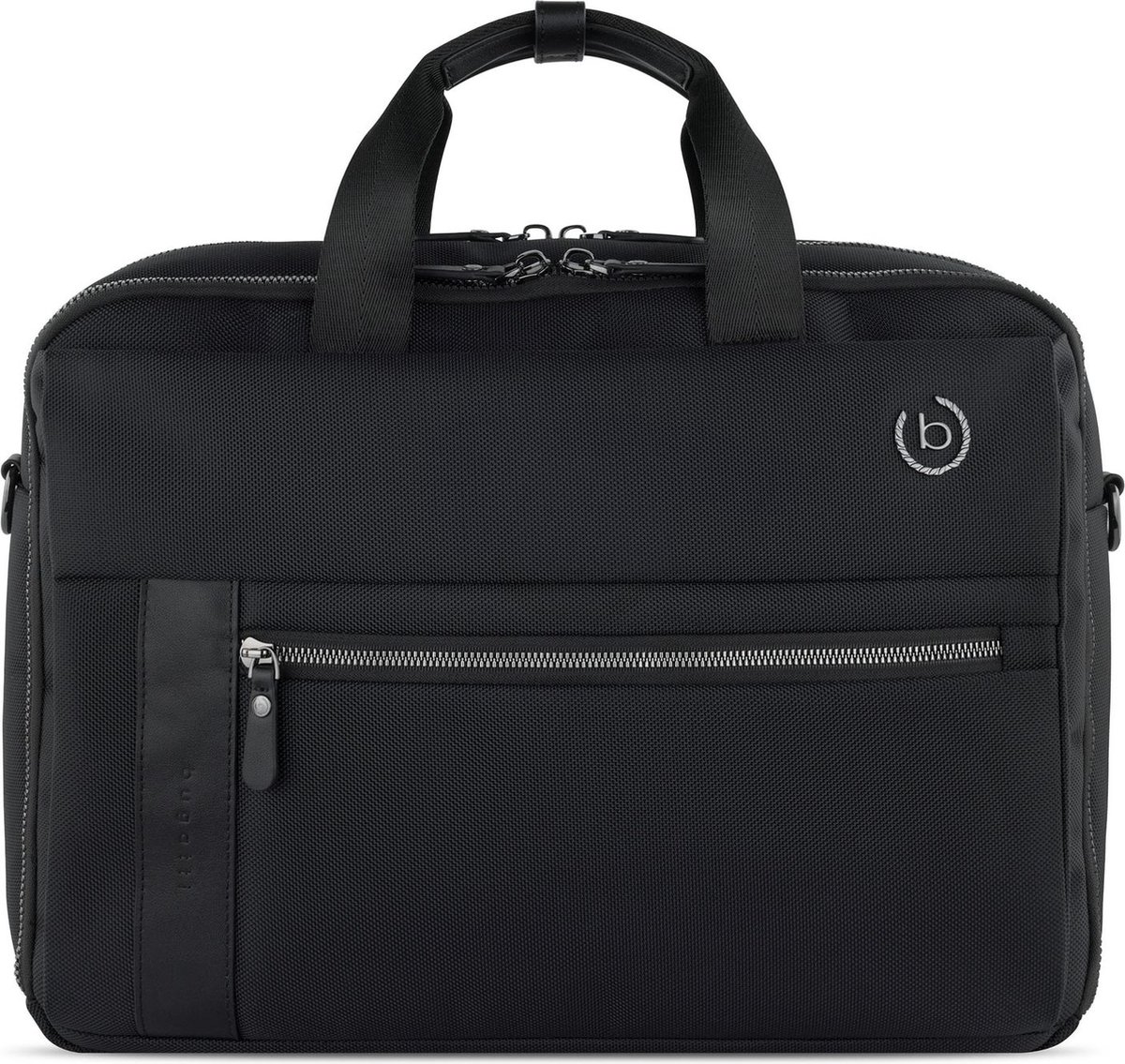 bugatti Business tas Laptoptas met laptopvak Nero Briefcase Black Zwart