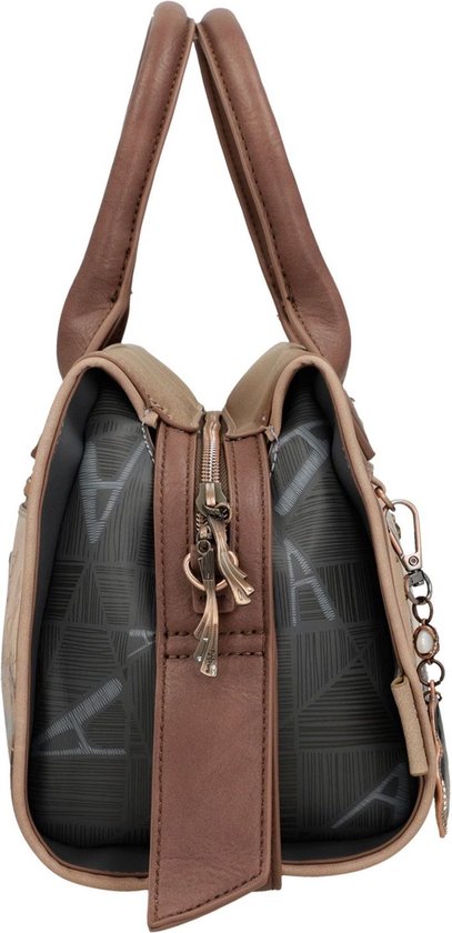 Sac Cabas Anekke Hollywood – Multicolore Gris Et Vieux Rose – Neuf Avec Etiquettes