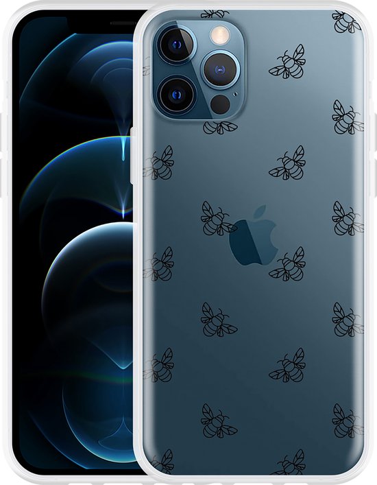 Cazy Hoesje geschikt voor iPhone 12 Pro - Bee Good