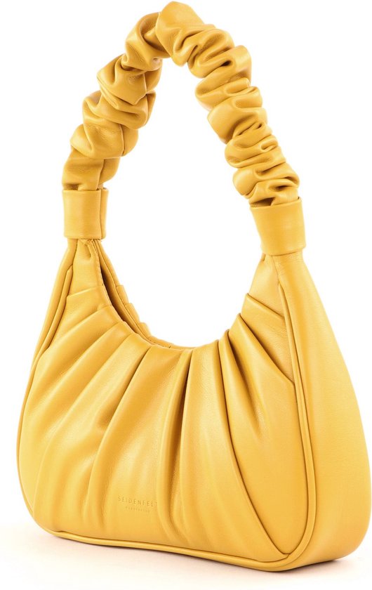 SEIDENFELT MANUFAKTUR Sac à épaule Elnes Handbag Golden Yellow Moutarde