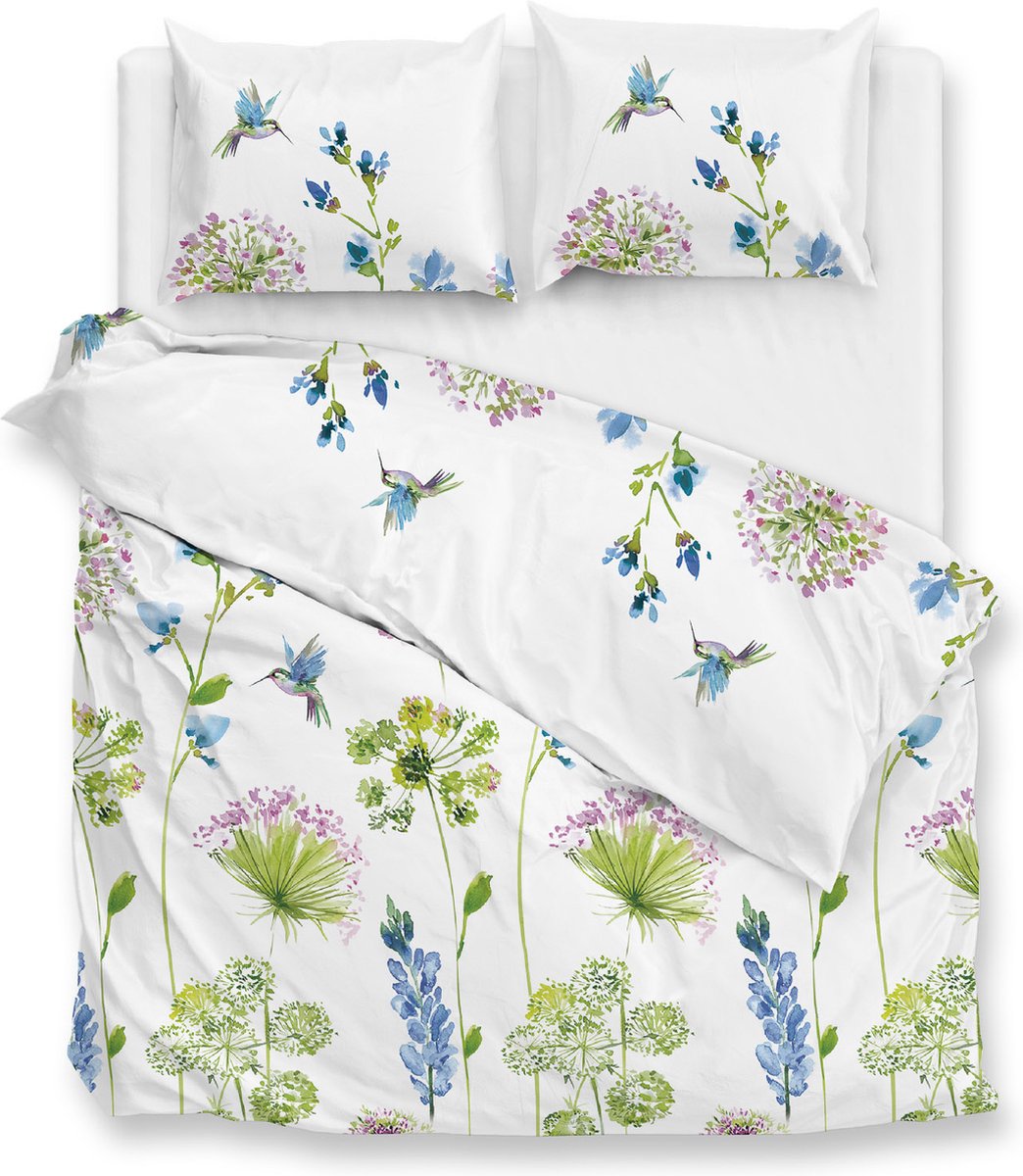 Zohome Kolie Dekbedovertrek - 100% Katoen-Satijn - 240x220 - Wit