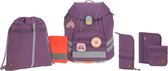 Lässig Sac d'école Unique School Set Purple Pourpre