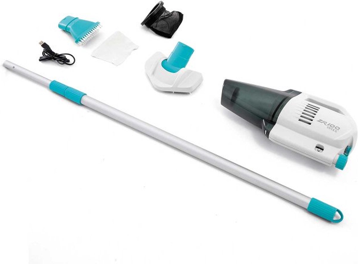 Intex ZR100 Handzaam Oplaadbaar Zwembad en Spa Stofzuiger — afbeelding 13