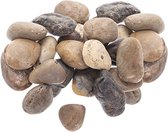 CM Décoration/ pierres de loisir / galets - couleurs mélangées - 2000 grammes - pierres de 1-3 cm - matériau de remplissage - petite taille