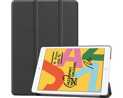 Hoes geschikt voor iPad 2021/2020/2019 10.2 inch - Slaap/Wake functie – Zwart - iPad Hoes 7e, 8e, 9e Generatie - 10.2 inch